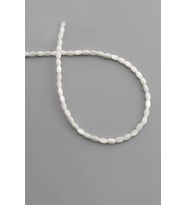 Sedef Doğal Taş Parlak Beyaz Arpa Kesim 3x5mm Dizi [AA]