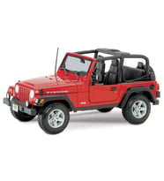 Maisto 1/18 Jeep Wrangler Rubicon Kırmızı