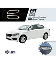 Fiat Egea Krom Sinyal Çerçevesi 2 Parça 2015 Üzeri Paslanmaz Çelik