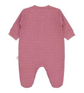 Civil Baby 96 Nakışlı 1-9 Ay Tulum - Pembe 9-12 Ay (Gül Kurusu)