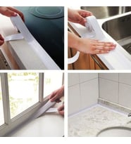 3.2 Metre Su Sızdırmaz Bant Kenar Mutfak Banyo Duvar Küvet Lavabo Bandı Ev İş Ofis Yapışkanlı Şerit