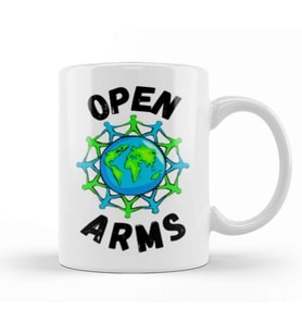 Open Arms Guardiola Kupa Bardak Porselen