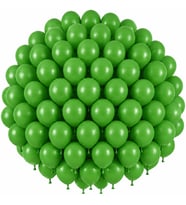 Yeşil Renk Lateks Pastel Balon (30 cm) - 100 Adet