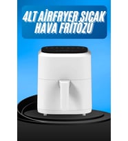 Hava Fritözü 4L Airfryer Pratik Uzun Ömürlü Yağsız Pişirme Taşınabilir