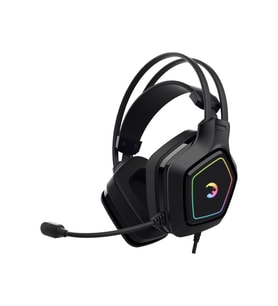 Gamepower MİHAWK RGB Işık 7.1 Surround Kulak Üstü Oyuncu Kulaklığı Siyah