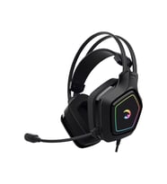 Gamepower MİHAWK RGB Işık 7.1 Surround Kulak Üstü Oyuncu Kulaklığı Siyah