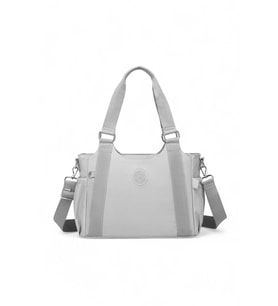 Smart Bags Krinkıl Açık Gri Kadın Omuz Çantası SMB 1163-1