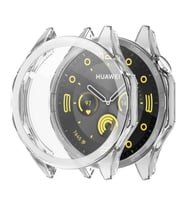 Microsonic Huawei Watch GT5 46mm Kılıf 360 Full Round Soft Silicone Şeffaf (Şeffaf)