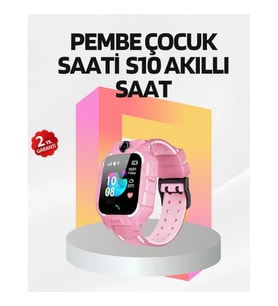 Mey İthalat® S10 Çocuk Akıllı Saati Konum Geçmişi ve Alarm Fonksiyonlu