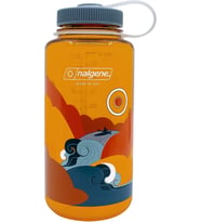 Nalgene Üniseks – Yetişkin Geniş Ağızlı Şişe, Retro Klemens, 1 L