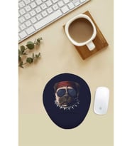 Asi Pug Desenli Bilek Destekli Mouse Pad