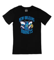 New Orleans Hornets Siyah Tişört