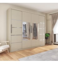 Sürgülü Gardırop Dört Kapaklı 280/210CM (KOTON VİZON)