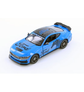 Kinsmart 2024 Ford Mustang Dark Horse Livery Edition Diecast Model Araba (Mavi)