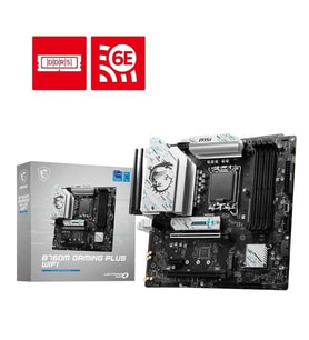 MSI B760M GAMING PLUS WIFI-6E DDR5 HDMI DP PCIE 4.0 1700p mATX