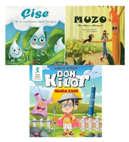 Gürcan Demirel 3'lü Set: Muzo; Bir Ağacın Hikayesi - Çise; Bir Su Damlasının Hayat Döngüsü - Don Kilot; Odada Kaos