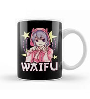Waifu Anime Girl Japanese Cute Manga Kawaii Senpai Kupa Bardak Porselen
