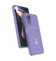 Xiaomi Redmi Note 12 Pro 4g Regal Magsafe Standlı Kapak - Lila