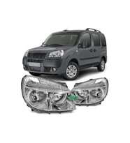 Fiat Doblo Sağ Sol Ön Far Lambası Takımı 2006-2011