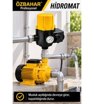 Özbahar Profesyonel Hidromat – Otomatik Pompa Kontrolü, Manometre ve Kuru Çalışma Koruması