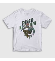 Presmono Unisex Çocuk Beyaz Final Cut Oyun Disco Elysium T-Shirt 464777tt