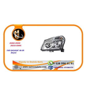 FAR QASHQAI 06-09 RH (ELEKTRİKLİ/MOTORLU)