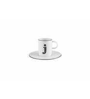 Porland Harf (J) Tabaklı Kahve Fincanı 85 Cc 04A+P021900 (Beyaz)