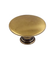 Ahu Düğme Kulp 40mm Antik Sarı (2 Adet) (Rose)