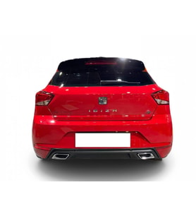 Seat İbiza Uyumlu Difüzör Çift Egsoz Görünümlü Mat Siyah 2017-2019 Parça (Karışık)