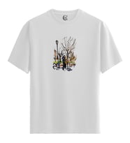 Street Jazz - %100 Pamuklu Erkek Beyaz Tişört - Premium Quality (Siyah - Beyaz)
