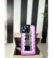 Happy Yazılı İphone 14 Pro Max Uyumlu Aynalı Casetify Telefon Kılıfı