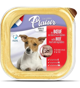 Plaisir Pate Biftek ve Sebzeli Köpek Konservesi 150 Gr