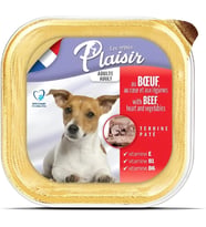 Plaisir Pate Biftek ve Sebzeli Köpek Konservesi 150 Gr