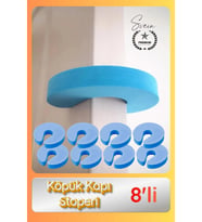 #Stoper 8'li Köpük Kapı Stoperi Parmak Sıkışması Önleyici Çocuk Güvenliği Koruyucu Yumuşak Ev Kreş
