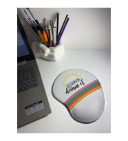 Işıldamaya Devam Et Baskılı Bilek Destekli Mouse Pad