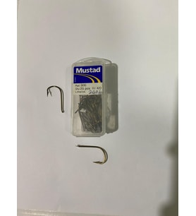 MUSTAD 505  4/0 UZUN SAP BÜYÜK,BRONZ SARI KARIŞIMI RENK,DELİKSİZ İĞNE 24 ADETLİ KUTU