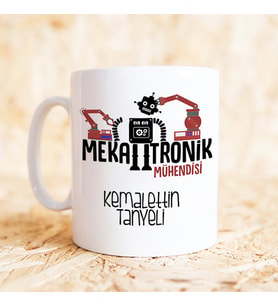 Mekatronik Mühendisine Hediye Kupa Bardak