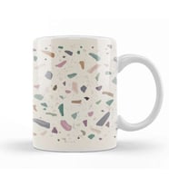 Terrazzo Texture Tasse Kupa Bardak Porselen