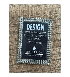 4X5 CM ZİRKON TAŞLI DESIGN ÜTÜ İLE YAPIŞIR ARMA YAMA APLİKE