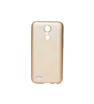 LG K8 2017 Uyumlu Kılıf Zore Premier Silikon Kapak (Gold)