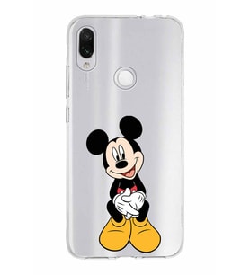 Xiaomi Redmi Note 7 Uyumlu Kapak Mickey Mouse Tasarımlı Şeffaf Silikon Kılıf