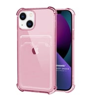 Microsonic Apple iPhone 13 Card Slot Shock Kılıf Pembe