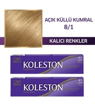 wella koleston sıngle tüp boya 8/1 acık kullu kumral 2x pk