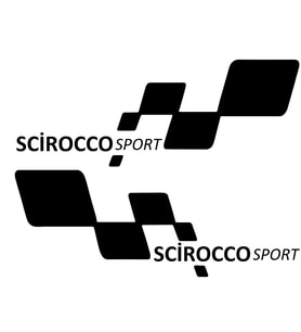 SCİROCCO sport Etiket Yapıştırma 30cmx11cm MMD296