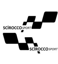 SCİROCCO sport Etiket Yapıştırma 30cmx11cm MMD296