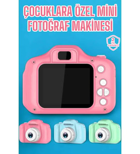 Çocuk Kamerası Dijital 1080P HD Kaliteli Mini Fotoğraf Makinesi Profesyonel