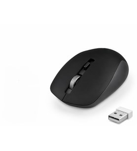 Plus Sessiz Kablosuz Mouse 2.4 Ghz 1600 Dpı Siyah S1000