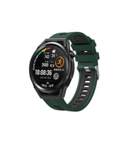 Samsung Galaxy Watch Active 2 44mm Uyumlu Kordon Silikon Çift Renkli Sportif KRD-55 Kayış