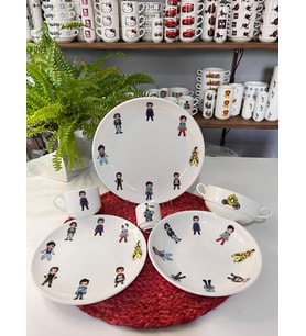 TEBAK COLLECTİON 6 parça DİSNEY PRENSLER MODEL ÇOCUK YEMEK TAKIMI BESLENME SETİ