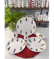 TEBAK COLLECTİON 6 parça DİSNEY PRENSLER MODEL ÇOCUK YEMEK TAKIMI BESLENME SETİ